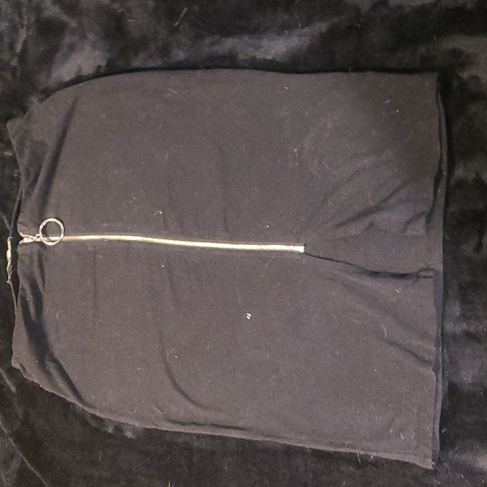Large Midi Black Skirt
